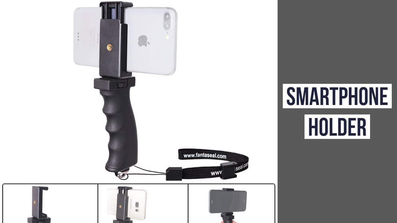 Fantaseal Cell Phone Holder ► Smartphone Hand Grip ◄ iPhone Android Selfie Stick Stabilizer
