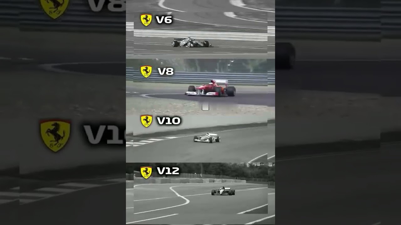 V6 vs V8 vs V10 vs V12 &ndash; Which F1 Engine Sounds Best? 🔥🎶🏎️