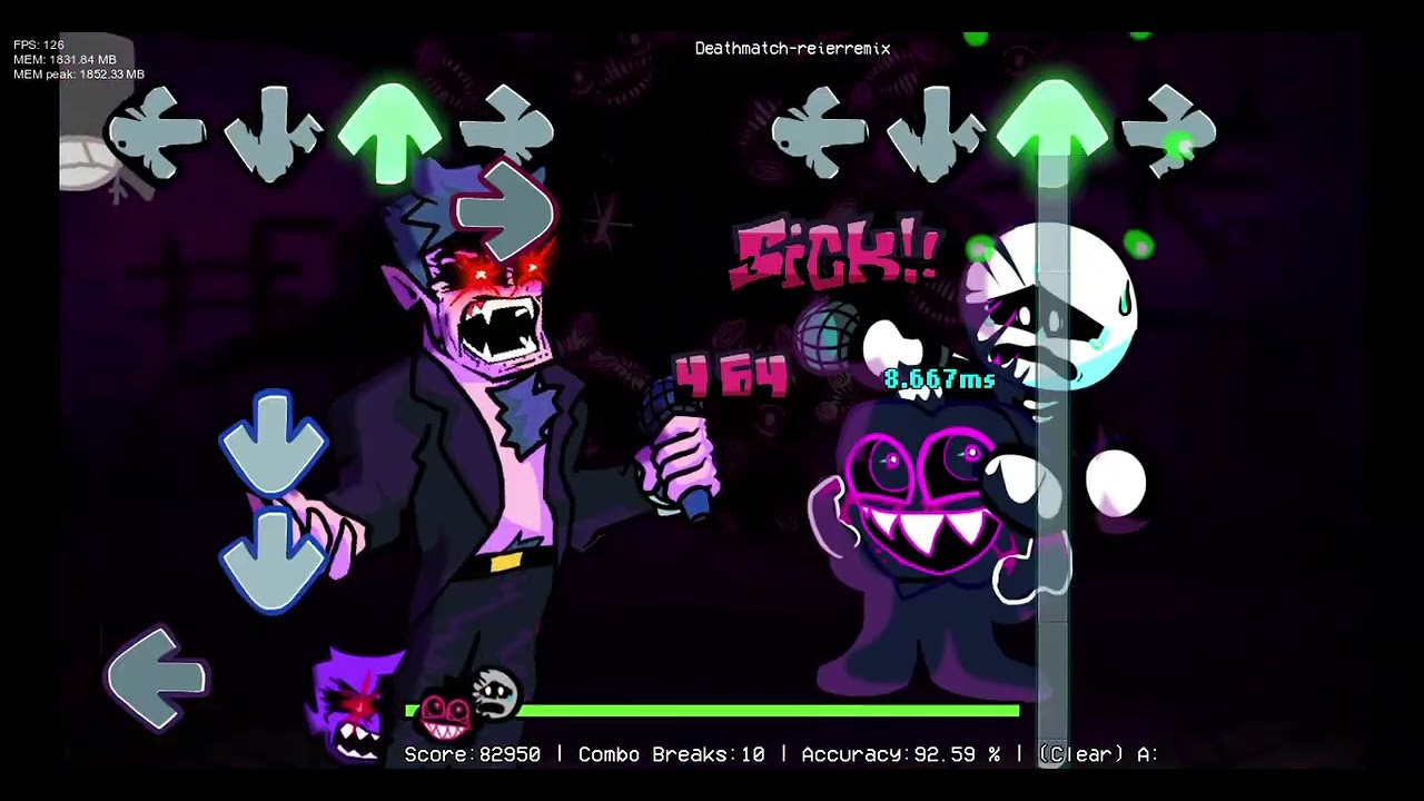 Fnf deathmatch but Daddy Dearest win