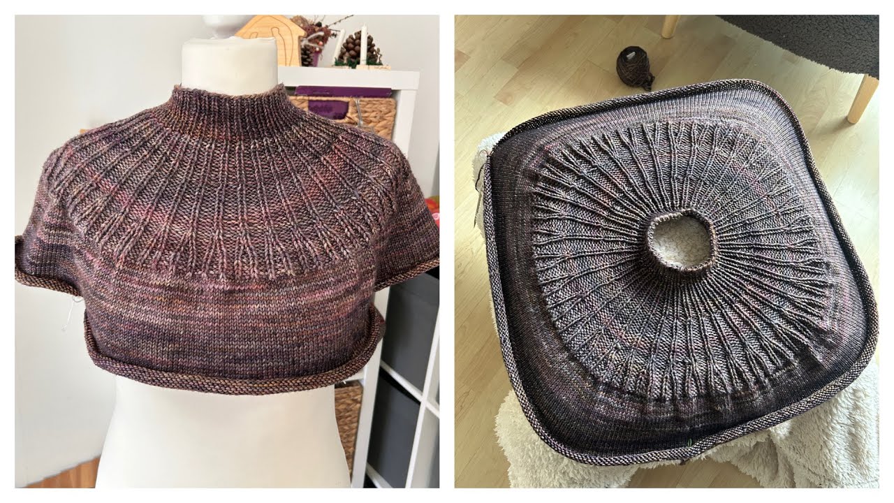 Rundpasse Pullover stricken - Winter Illusion