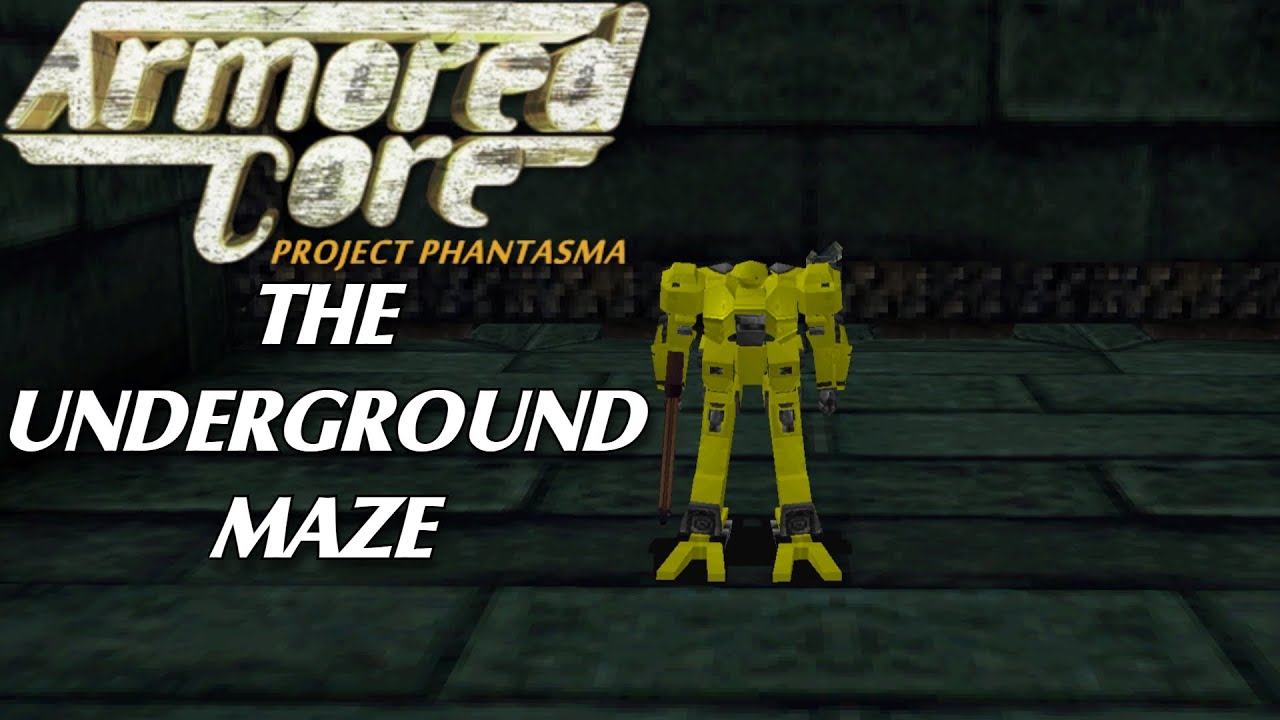 Armored Core: Project Phantasma Mission #5 - The Underground Maze [PS1 HD]