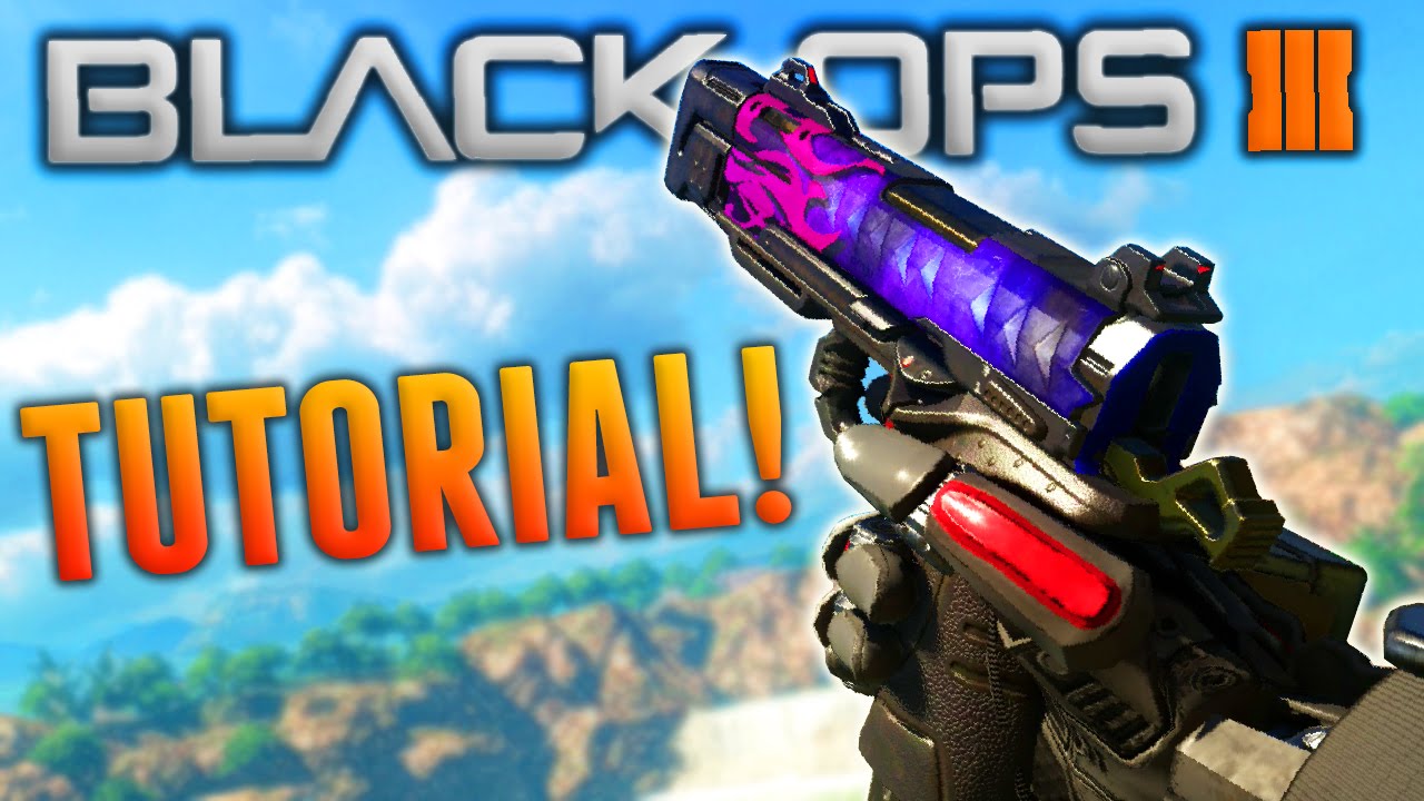 Black Ops 3: HYPER BLAZE - Paintshop Camo Tutorial! (Black Ops 3 Custom Camo)