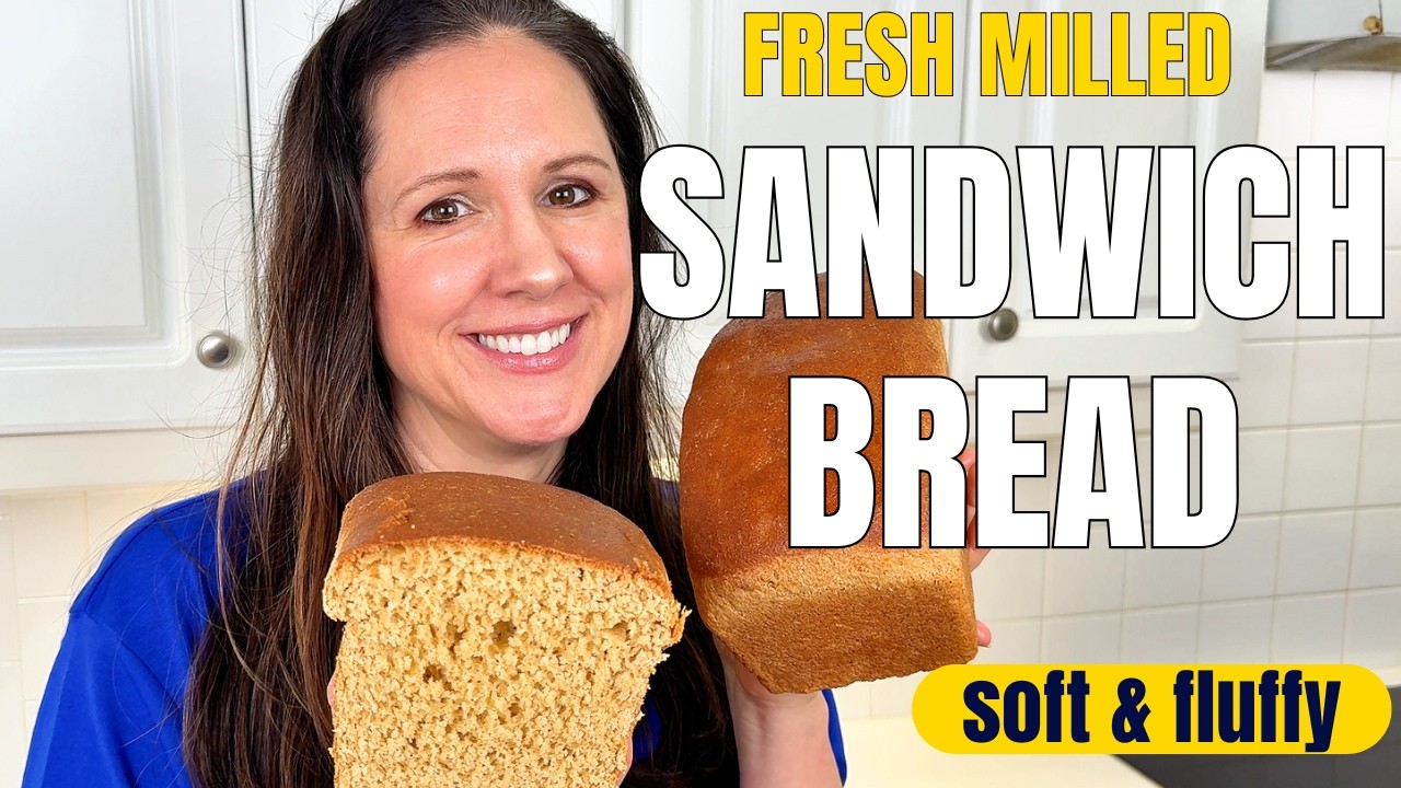 How to Make Fresh Milled Sandwich Bread (Soft & Fluffy Every Time)