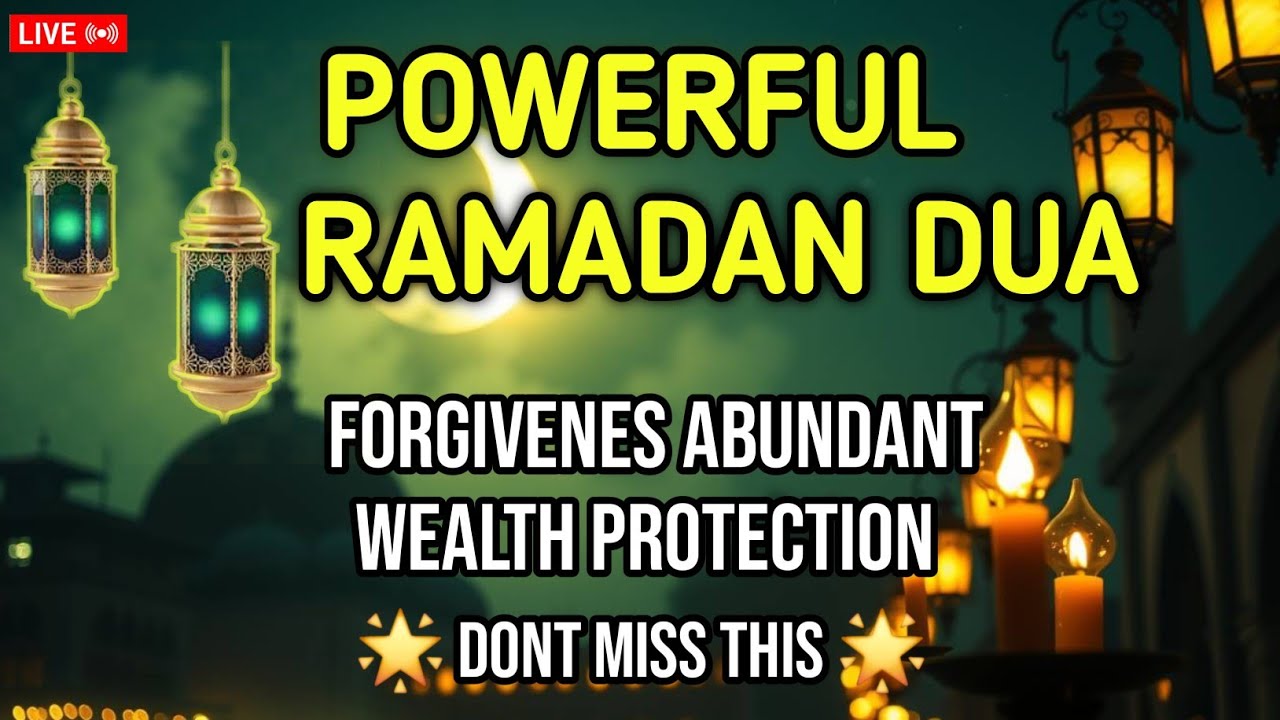 THIS RAMADAN DU’A CHANGES EVERYTHING 🤲 Open Doors of Mercy & Rizq