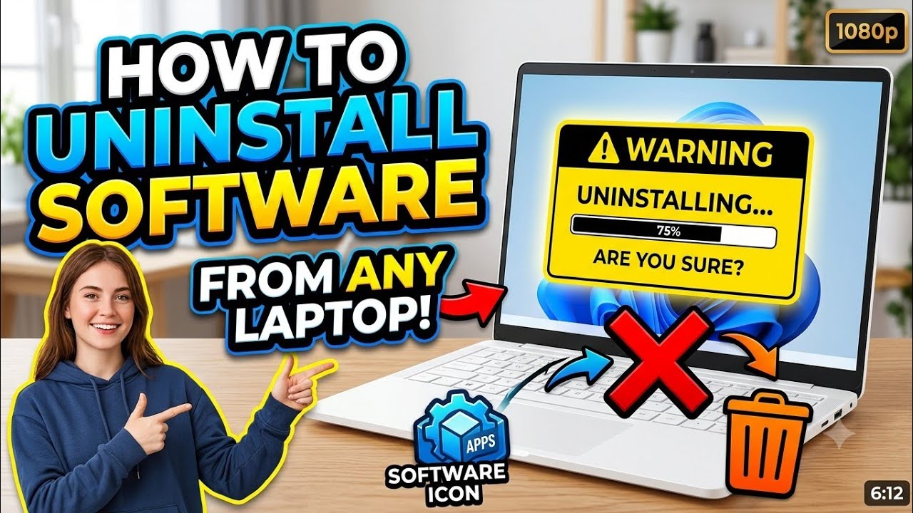 How to uninstall software from laptop | laptop se software uninstall kaise kare | software uninstall