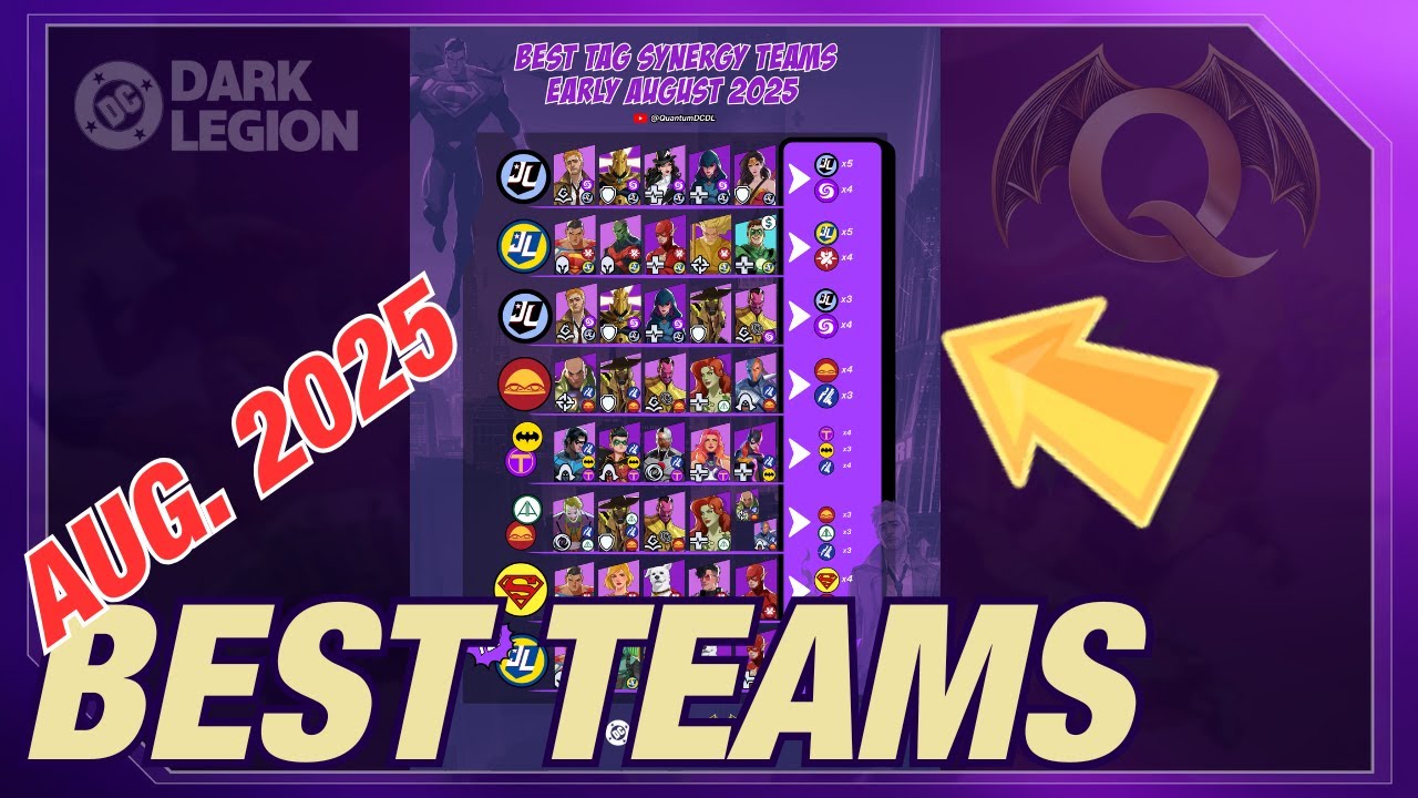 The teams you NEED to Build! | UPDATED Aug. 2025 | DC: Dark Legion