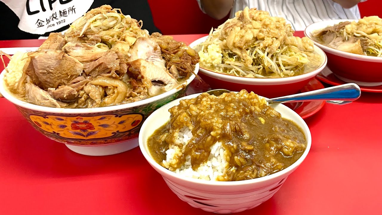 マシマシ&カレー食べ放題！孫シャワメンバーの友人があまりにもギルティなラーメン屋をオープンしたよ！【沖縄観光/宜野湾】【肉マシマシアブラマシマシカラメ】