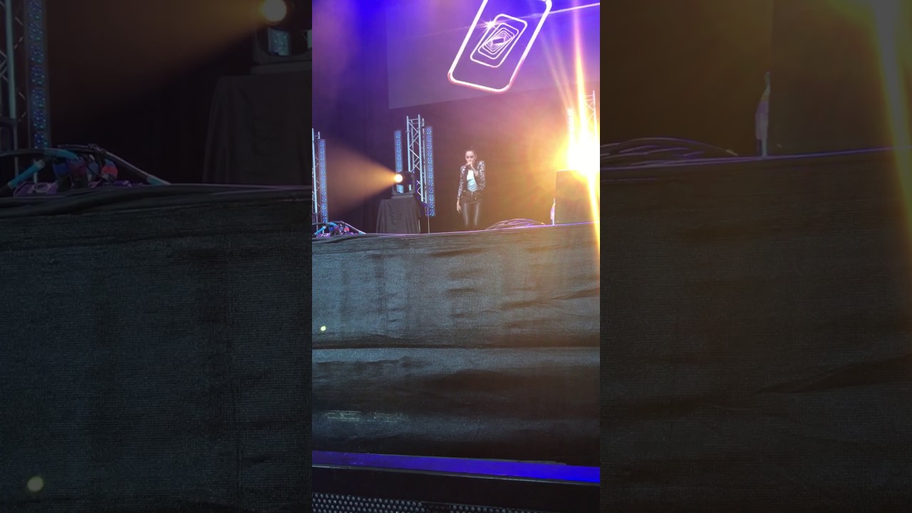 Sofia Carson performing Rotten to the core live