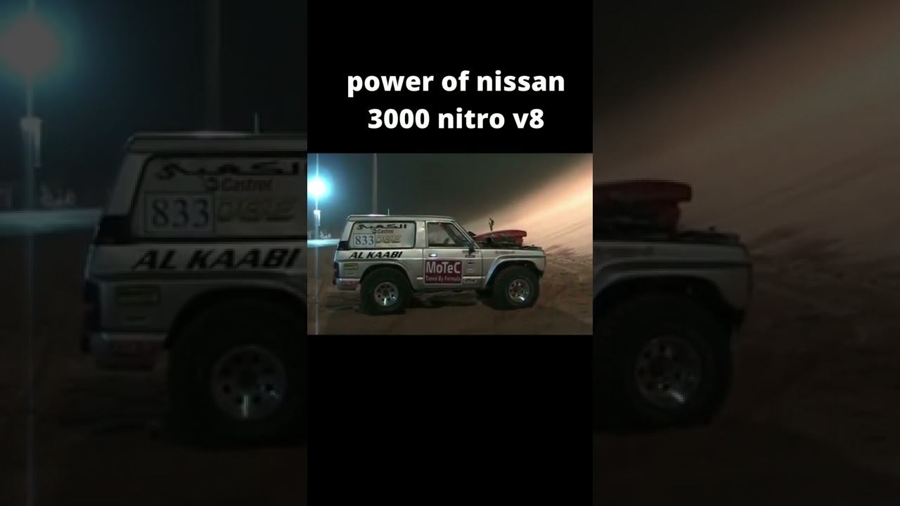 Nissan Patrol v8 3000bhp nitro attacks a massive sand dune!
