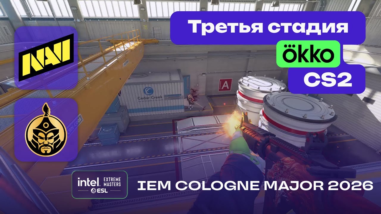 NAVI vs TheMongolz - ЛУЧШИЕ МОМЕНТЫ - IEM Cologne Major 2026 Stage 3