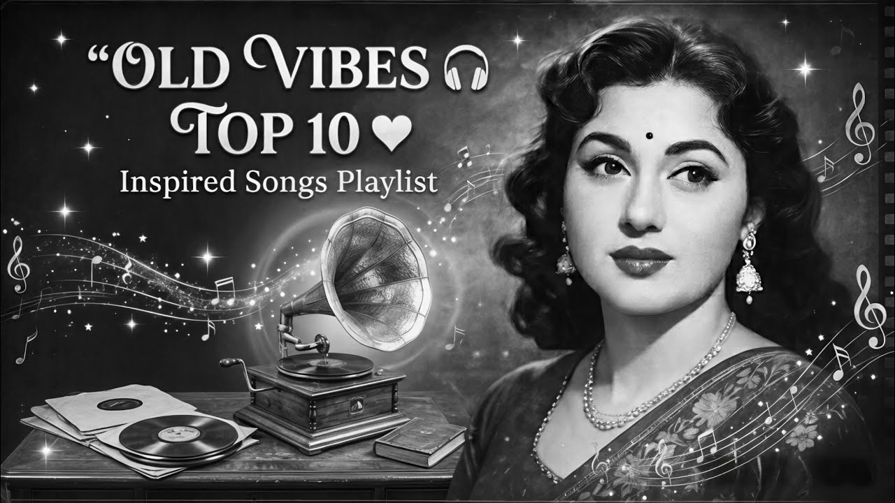 Top 10 AI Old Hindi Songs Playlist 🎵 | Evergreen Bollywood Classics | Retro Love Songs 