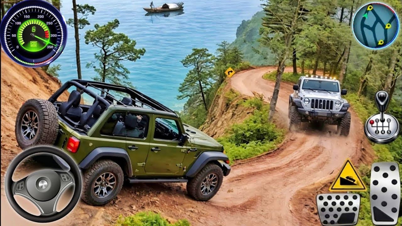 4x4 Offroad Jeep Driving Simulator 3D - Drive SUV 4x4 jeep Offroad Game - Android GamePlay