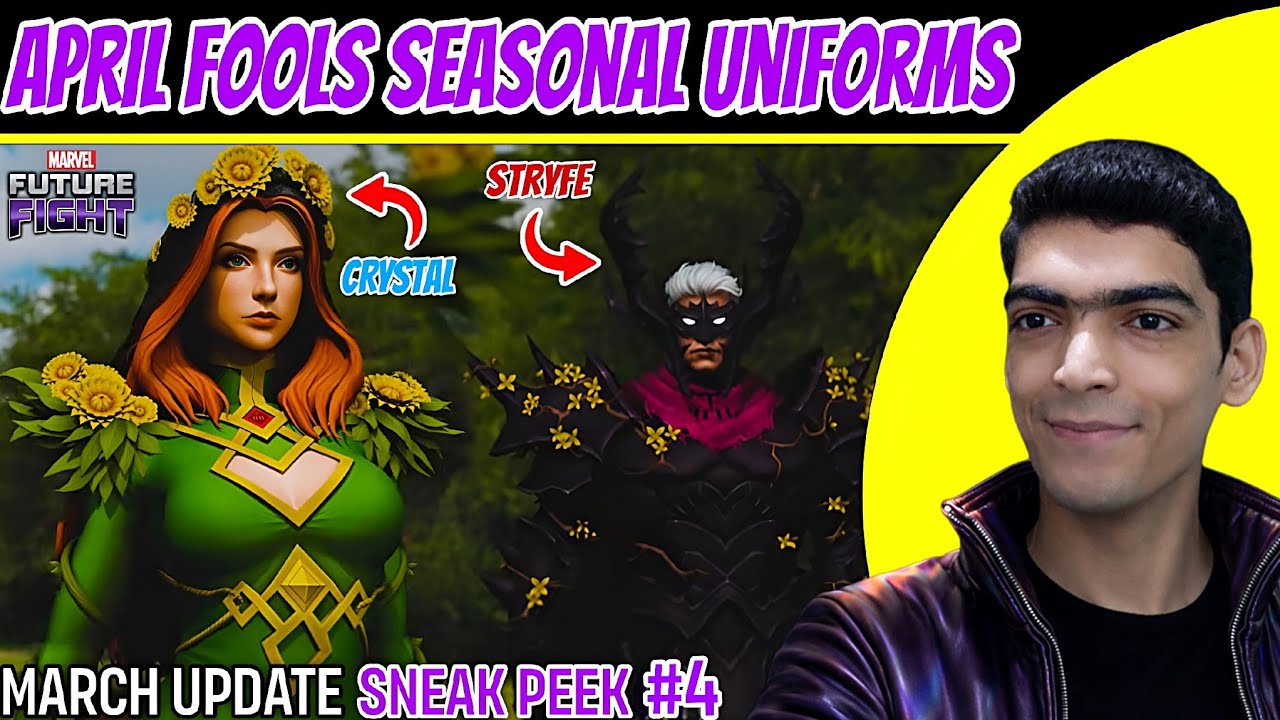 Crystal & Stryfe T4 🤯 April Fools Special Uniforms | Sneak Peek 4 | Marvel Future Fight 