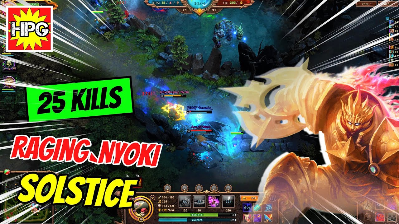 HON SOLSTICE GAMEPLAY | Raging`Nyoki | Diamond - NM