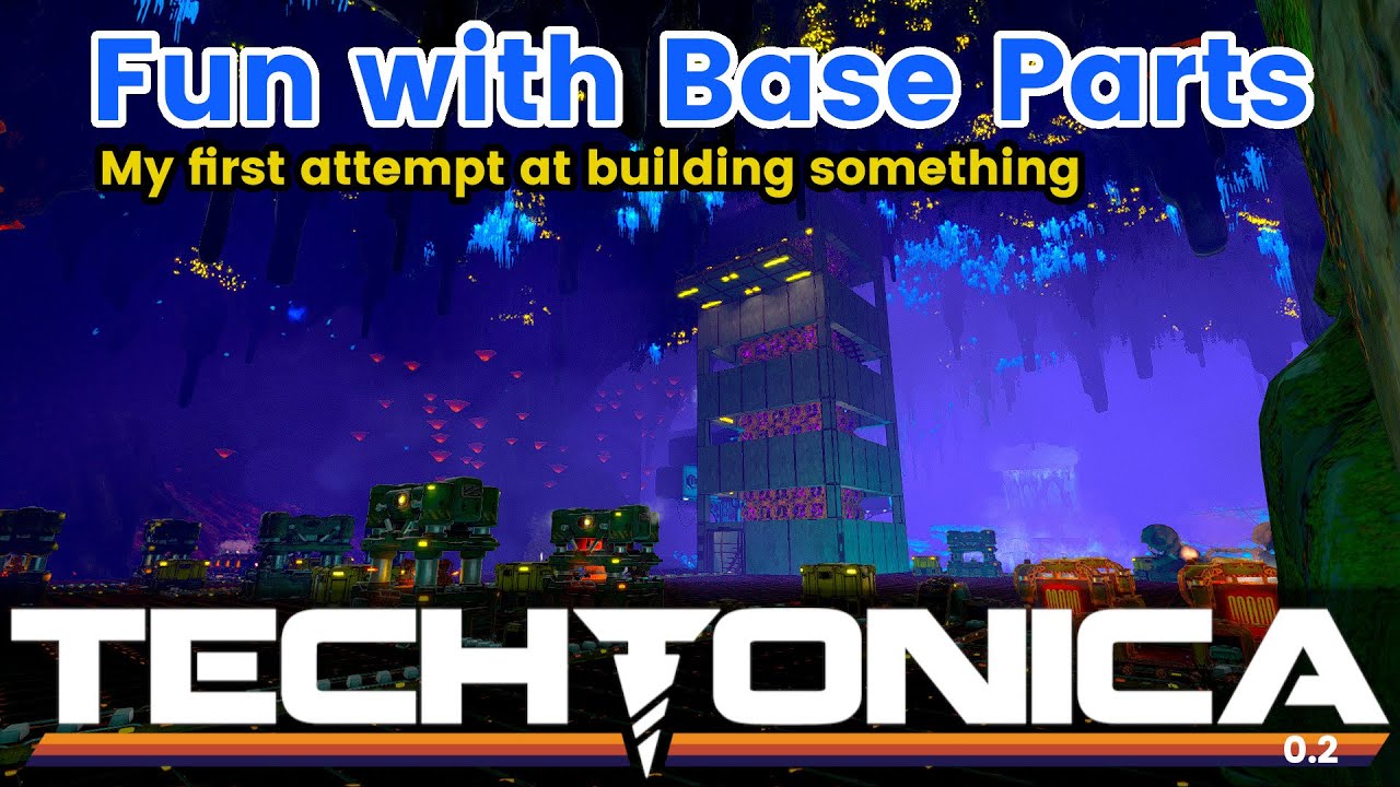 Fun with the Base Building Parts - Techtonica 0.2 Basebuilding Update