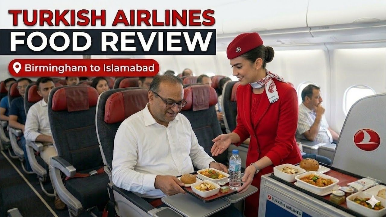 Turkish airlines food reviews | Airlines food | Birmingham to Islamabad | star alliance