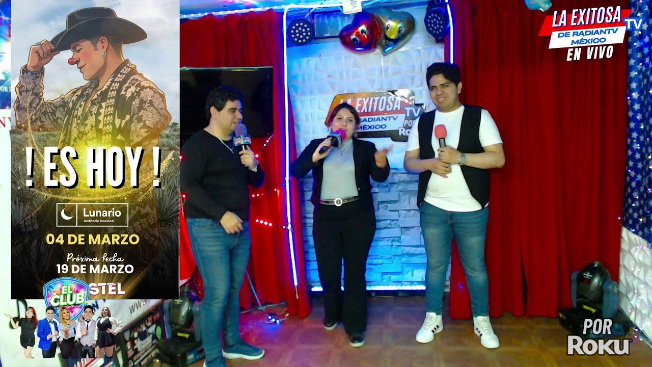 EL CLUB PRESENTANDO VÍDEO DE ABRAHAM MORALES En vivo desde La Exitosa TV 03-03-26