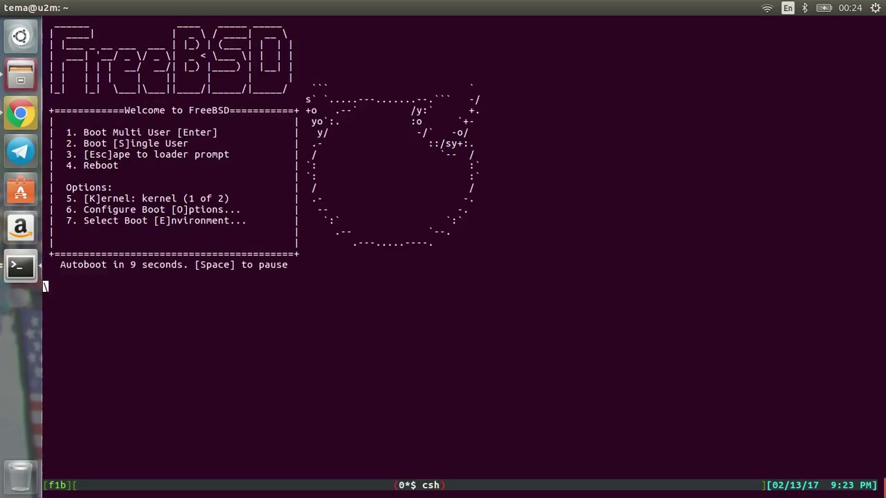 Установка FreeBSD+ZFS