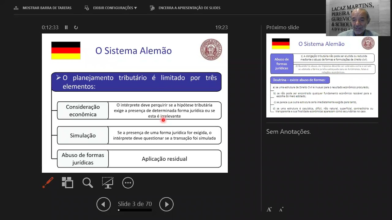 Palestra Professor Schoueri - Planejamento Tributário