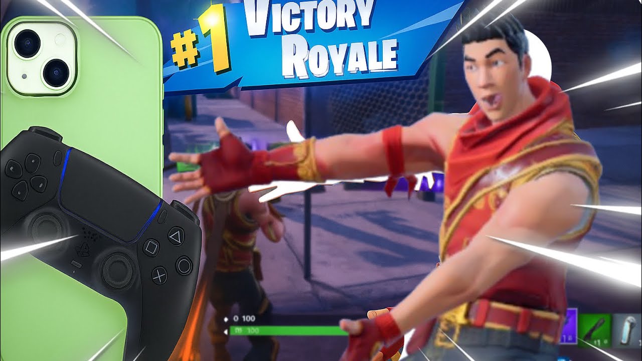 EZFN mobile/controller gameplay iPhone 13 60fps gameplay  