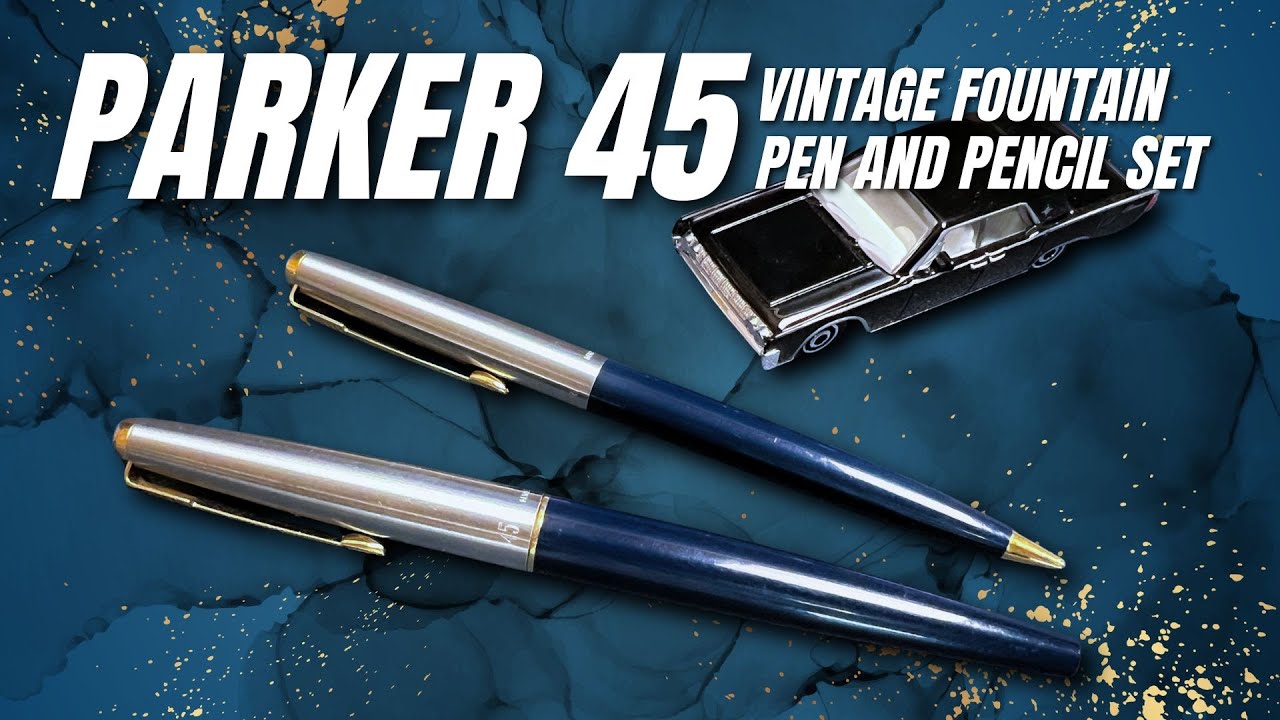 Обзор набора перьевых ручек и карандашей Vintage Parker 45 | Классика для ежедневного письма