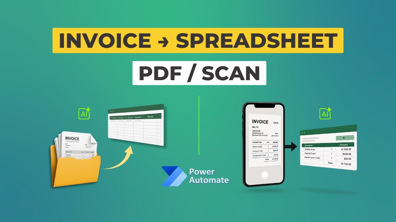 Extract Invoice Data to Excel Automatically | AI Scanner That Replaces Manual Entry