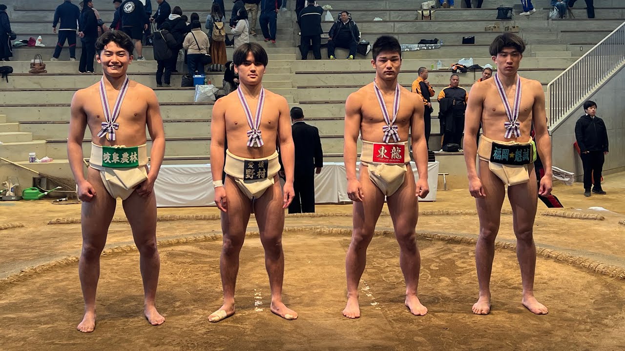 個人80kg級　ベスト8〜決勝　全国高等学校相撲選抜大会2024.3.17