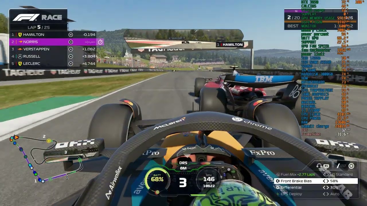 Formula1 Lando Norris McLaren | Austrian Grand Prix | Ultra Realistic - F1 25 Gameplay.
