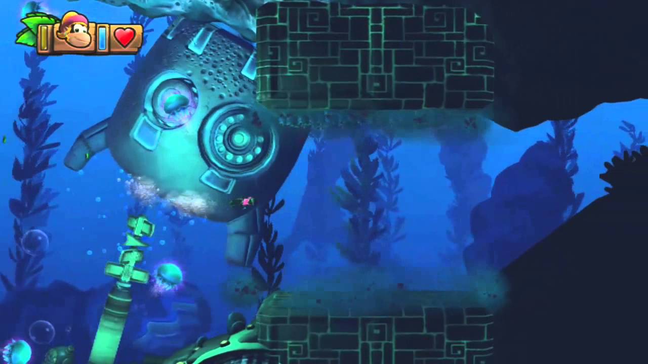Donkey Kong Country Tropical Freeze - 4-3 Tiefseetr&auml;umerei - Extraschwer