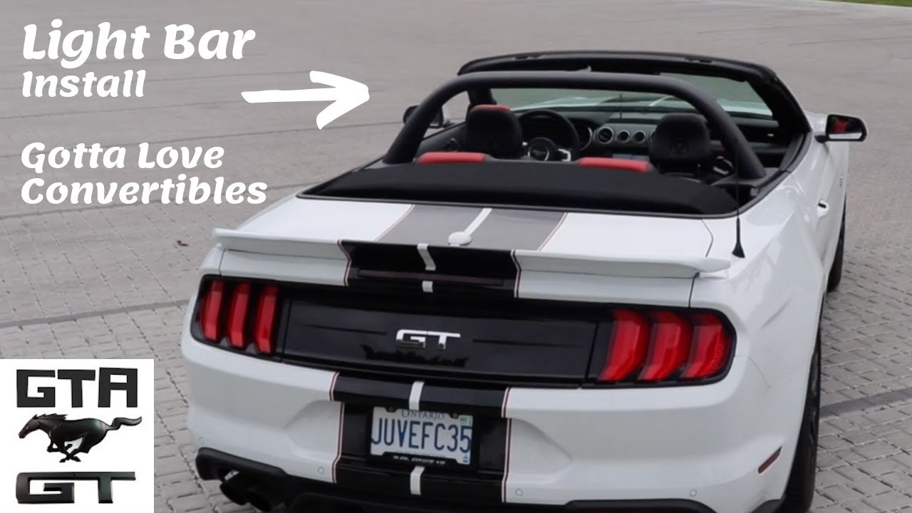 2019 Mustang GT convertible/Light Bar install/A Bloody Disaster!!!