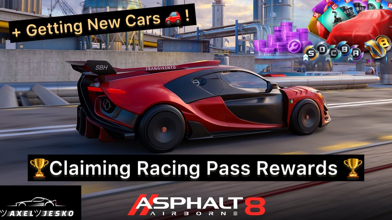 Claiming my Racing Pass Rewards + Unlocking new cars 🚗 | Asphalt 8 🏆
