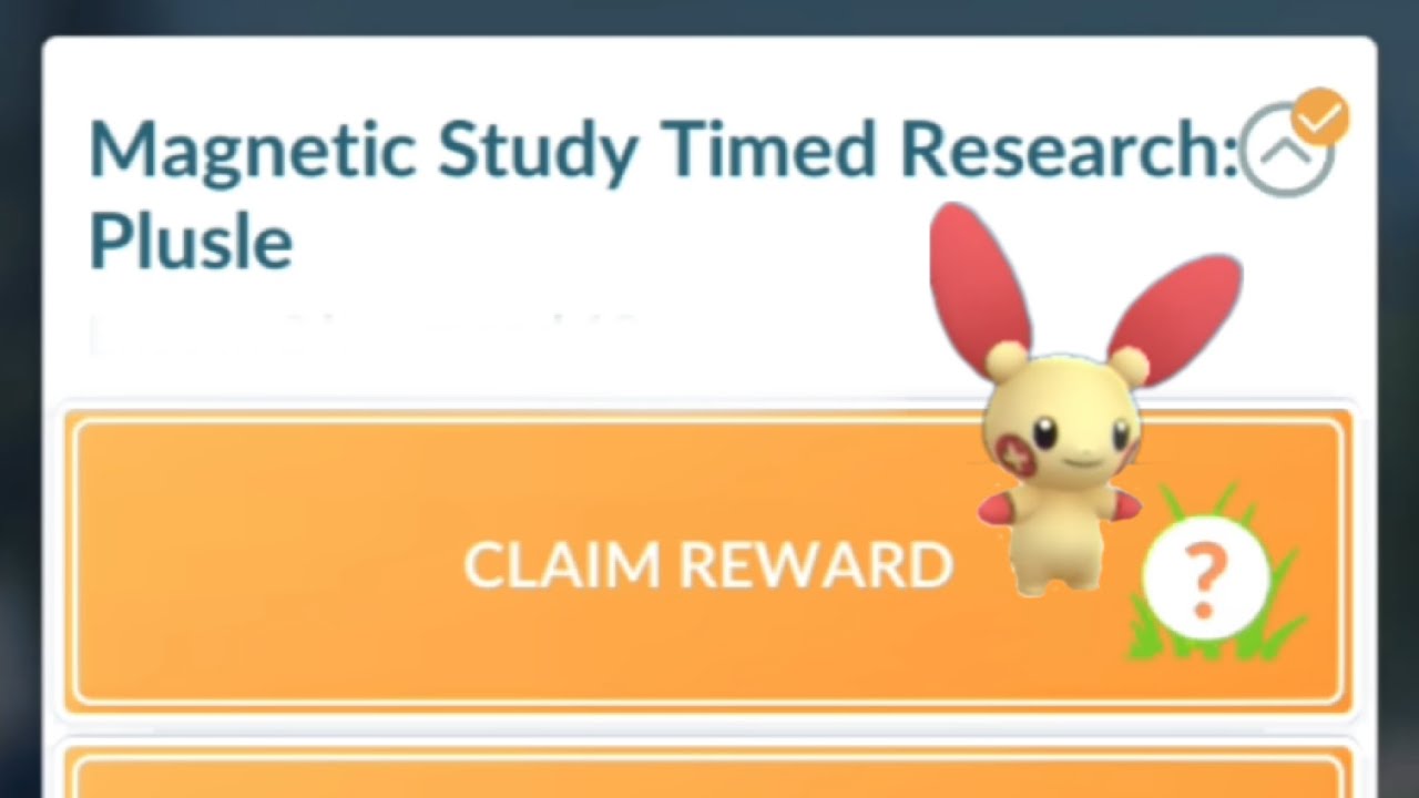 Pok&eacute;mon Go (EP.3) Magnetic Study Timed Research: Plusle