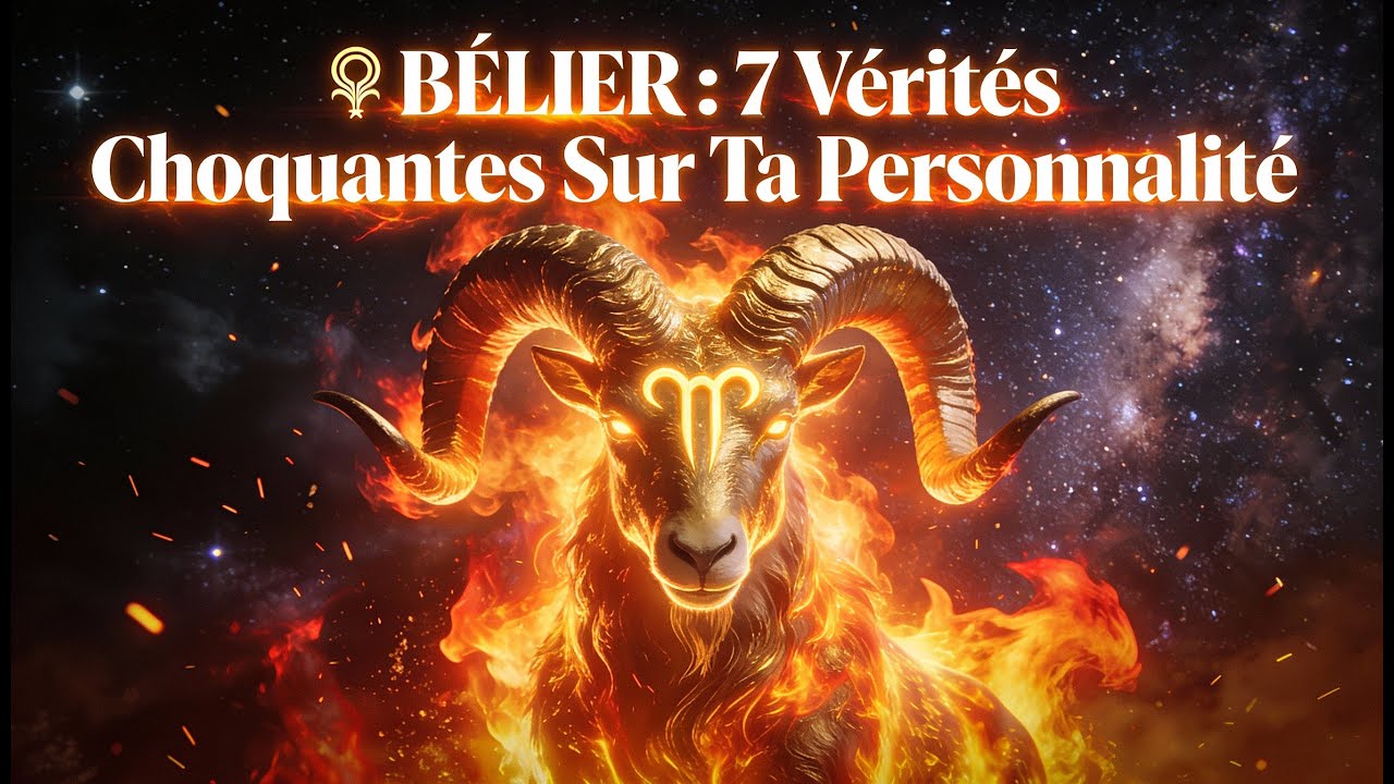 ♈ BÉLIER : 7 Vérités Choquantes Sur Ta Personnalité