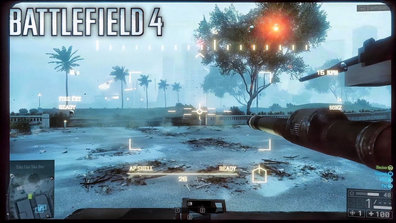 Battlefield 4 #2 Hối Hận Khi Chọn Độ Khó Xe Tăng Địch Bắn Dính Kinh Quá Đi Vòng Lặp Vô Tận Rồi