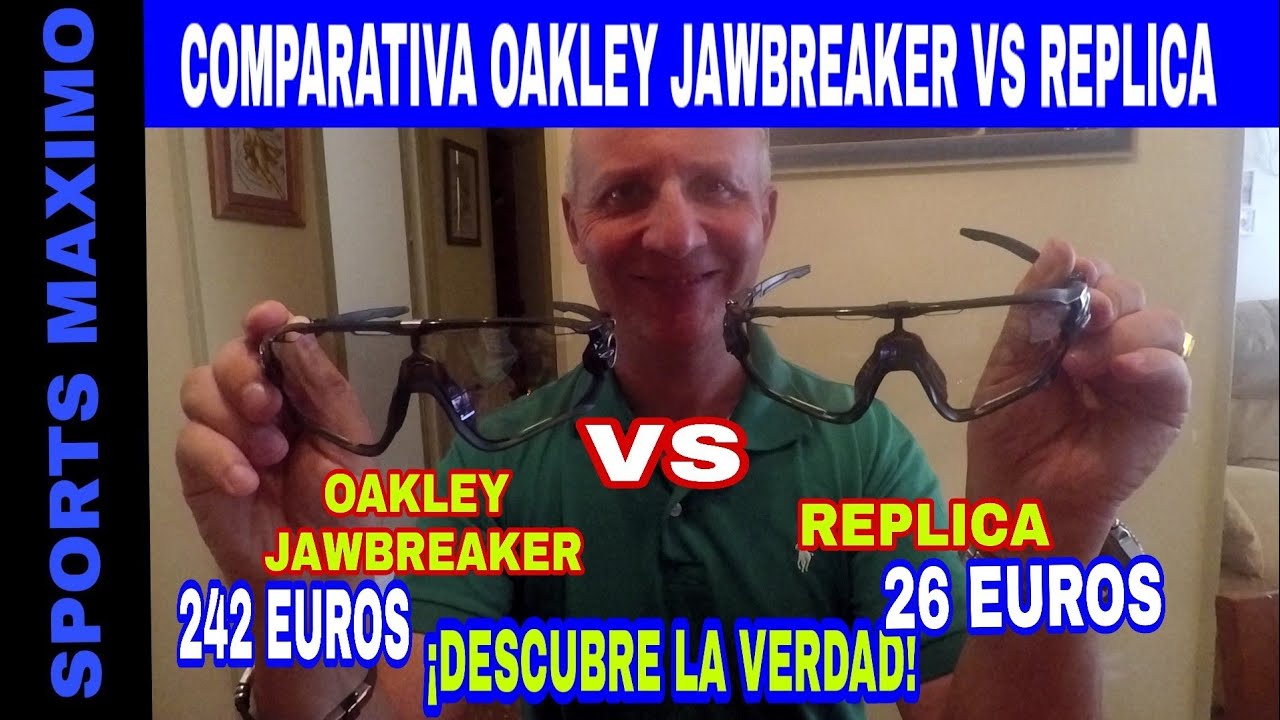 COMPARATIVA OAKLEY JAWBREAKER VS REPLICA