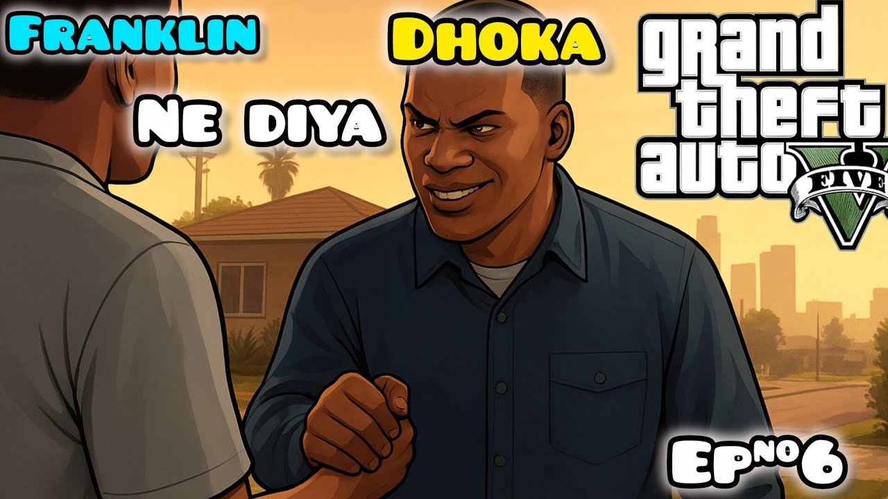 Franklin ne diya dhoka 😭 #gta #vidio #gta5 
