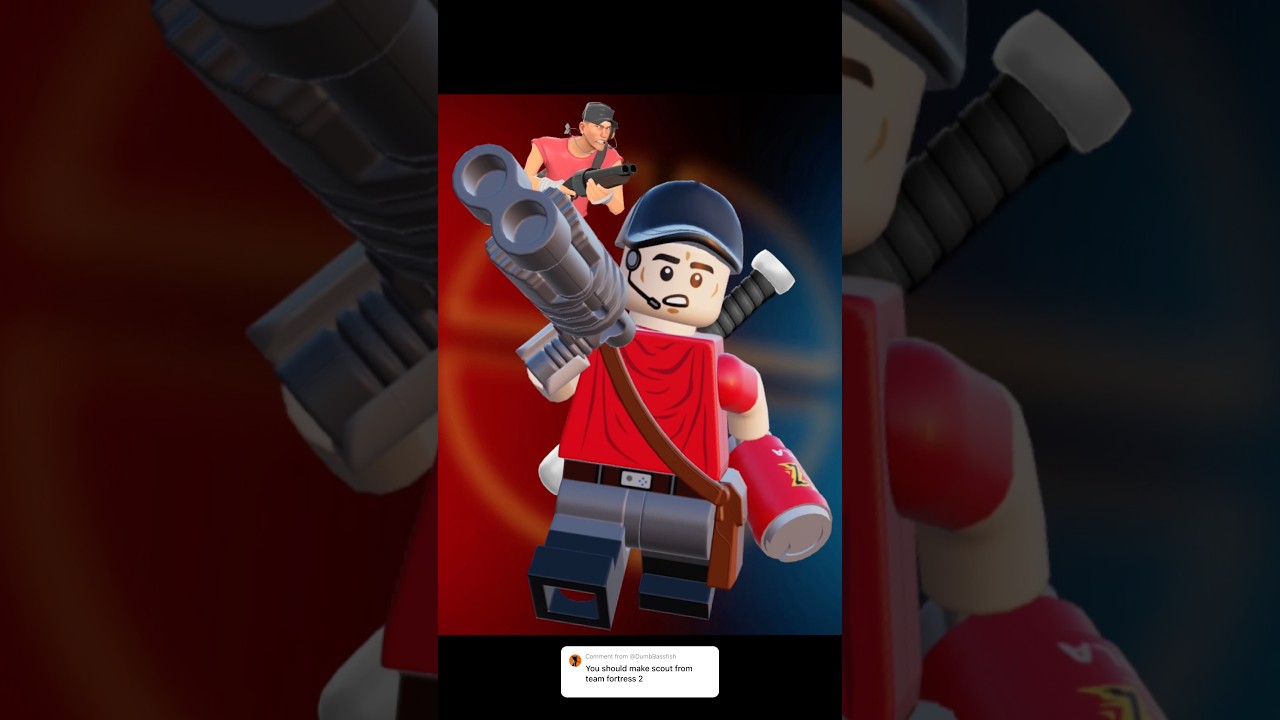 Scout Team Fortress 2 LEGO Minifig #teamfortress2