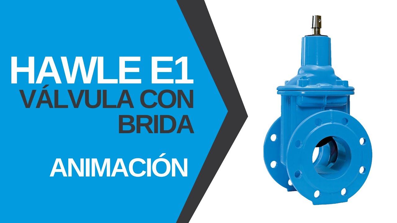 VÁLVULA DE COMPUERTA con cuña resilente [Hawle E1]