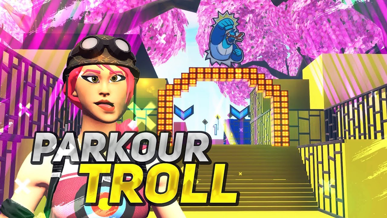 *PARKOUR IMPOSIBLE TROLL* ¡EL ALMENDRO GIGANTE! FORTNITE PARKOUR