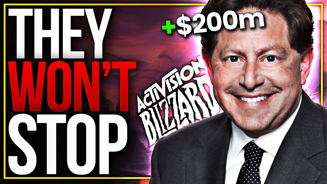 Activision-Blizzard Fire More Staff While Bobby Takes Home A $200M Bonus