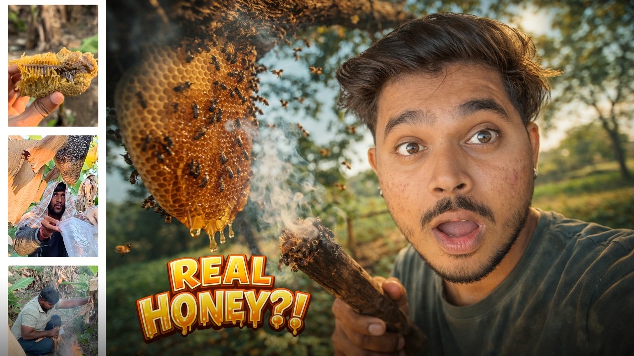 Pehli Baar Jungle Honey Nikala 😳 Real Village Experience!