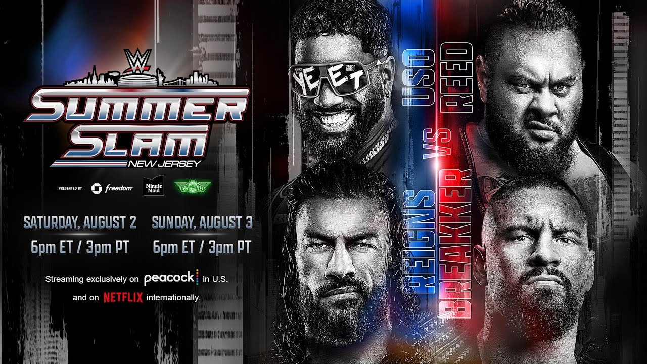 WWE 2K25 | Roman Reigns & Jey Uso VS Bron Breakker & Bronson Reed - Tag Team Match | SummerSlam XBSX