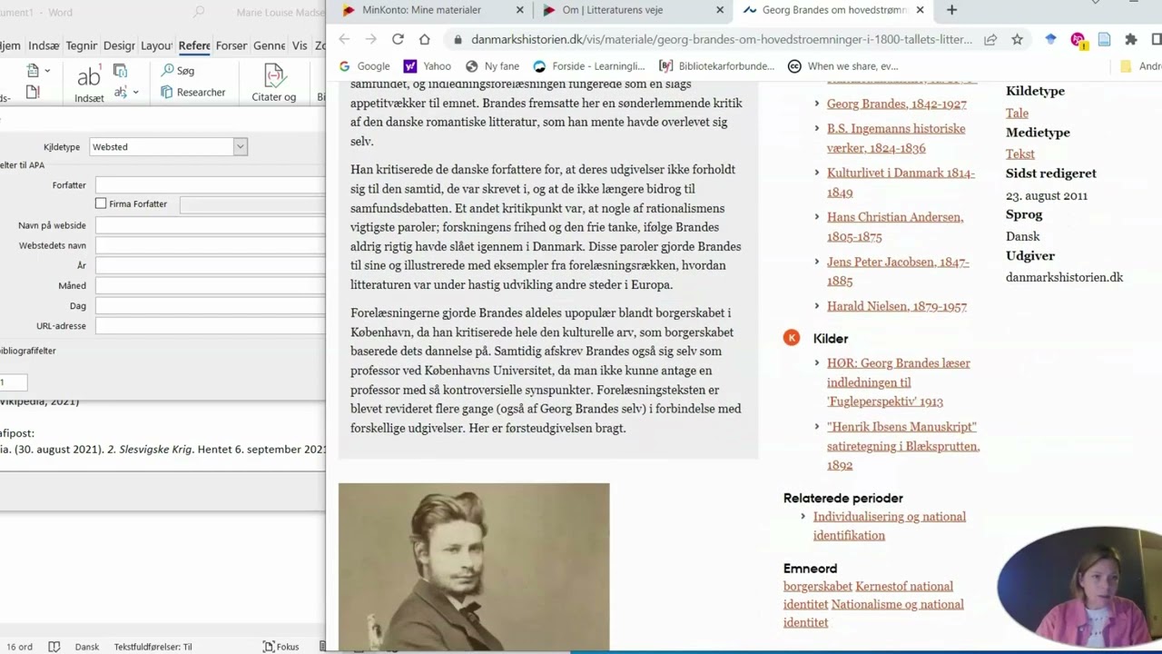 LITTERATURLISTE & HENVISNINGER