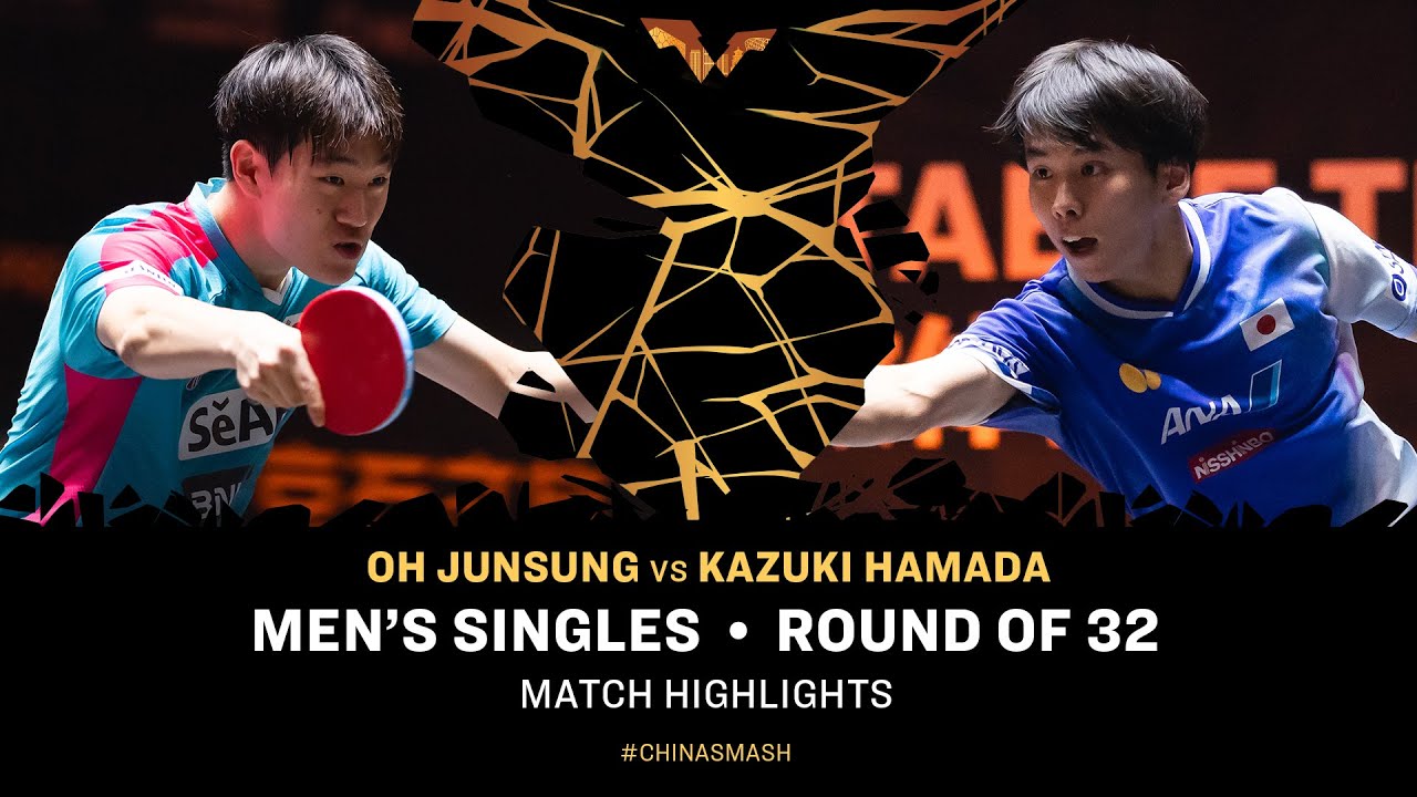 Oh Junsung vs Kazuki Hamada | MS R32 | #ChinaSmash 2025