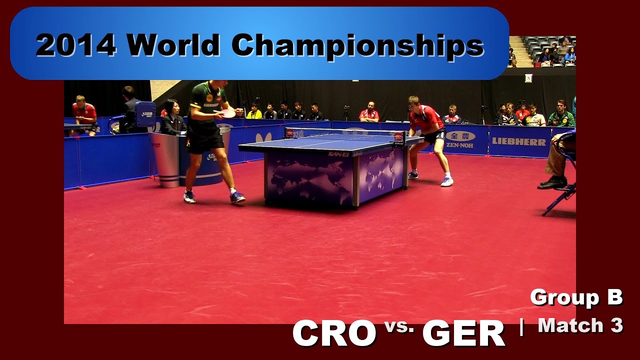 2014 WTTC Men's Team - Group B: CRO - GER Match 3: Tomislav Kolarek v Patrick Franziska
