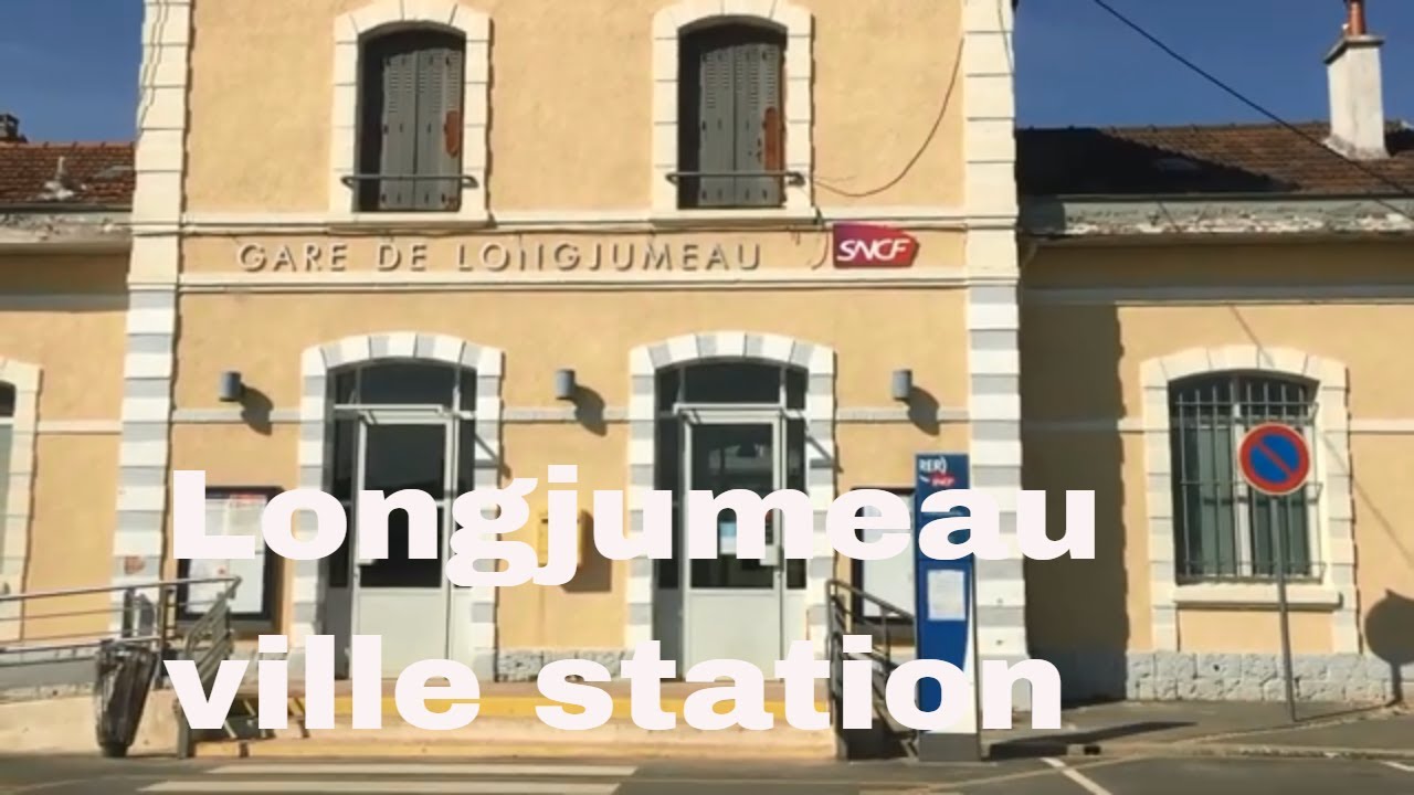 Longjumeau ville station 4K- Driving- French region