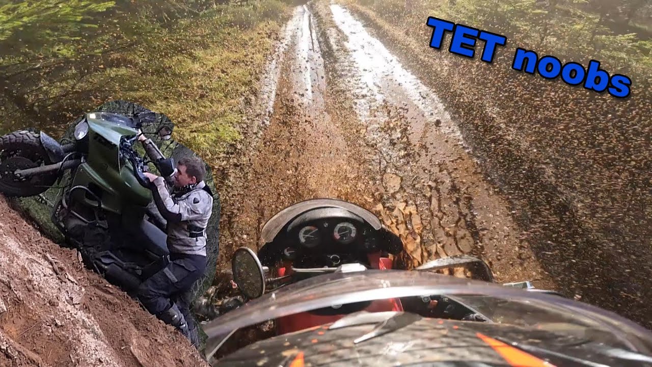 TET Estonia Soodla on a BMW f650 Funduro and Yamaha TDM 3vd