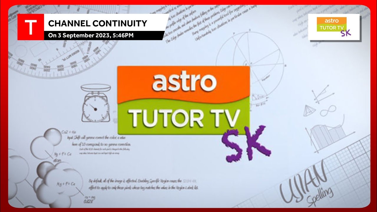 Channel Continuity (03/09/2023 | 17:46): Astro Tutor TV SK
