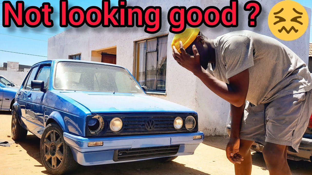 Процесс реставрации моего VW Golf MK1 становится дорогим (покраска), часть 3