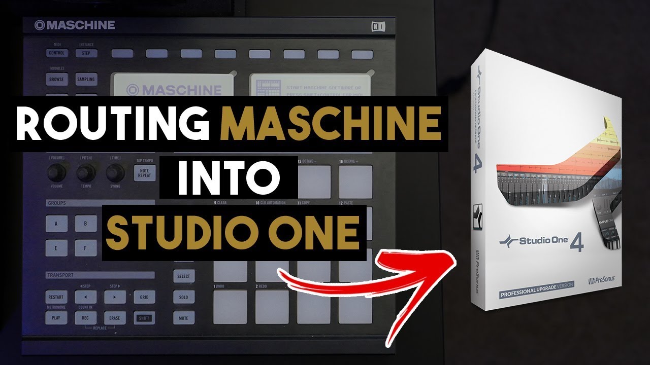 How to Route MASCHINE Into STUDIO ONE